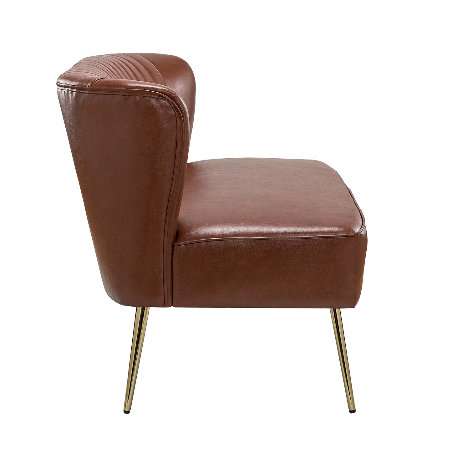 Monica Loveseat – Brown Contemporary Tufted Loveseat