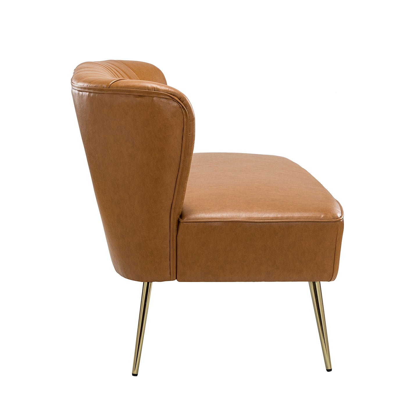 Monica Loveseat – Camel Contemporary Tufted Loveseat