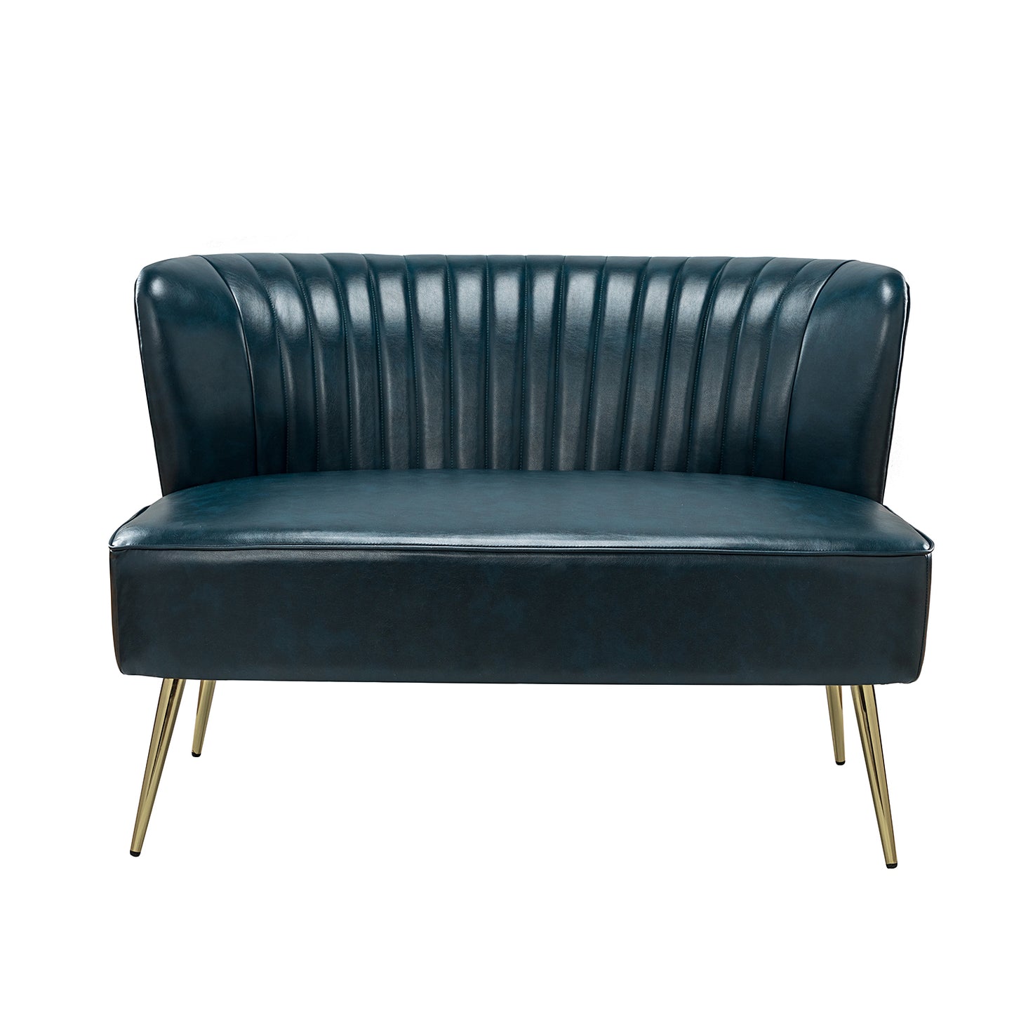 Monica Loveseat – Turquoise Contemporary Tufted Loveseat