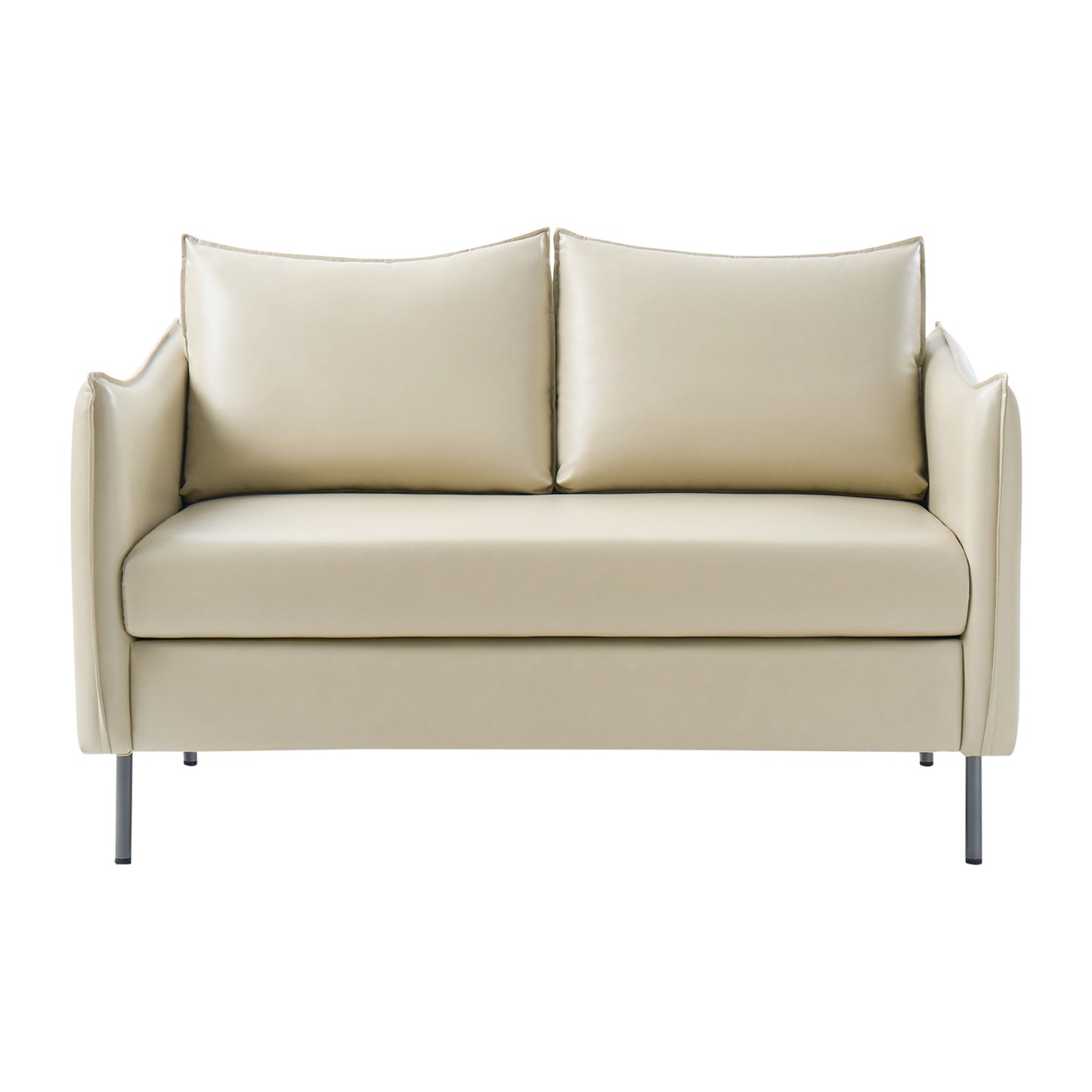 Monroe Loveseat – Beige Modern Industrial Loveseat