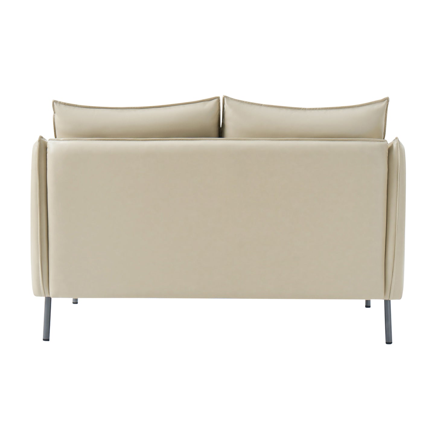 Monroe Loveseat – Beige Modern Industrial Loveseat