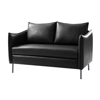 Monroe Loveseat – Black Modern Industrial Loveseat