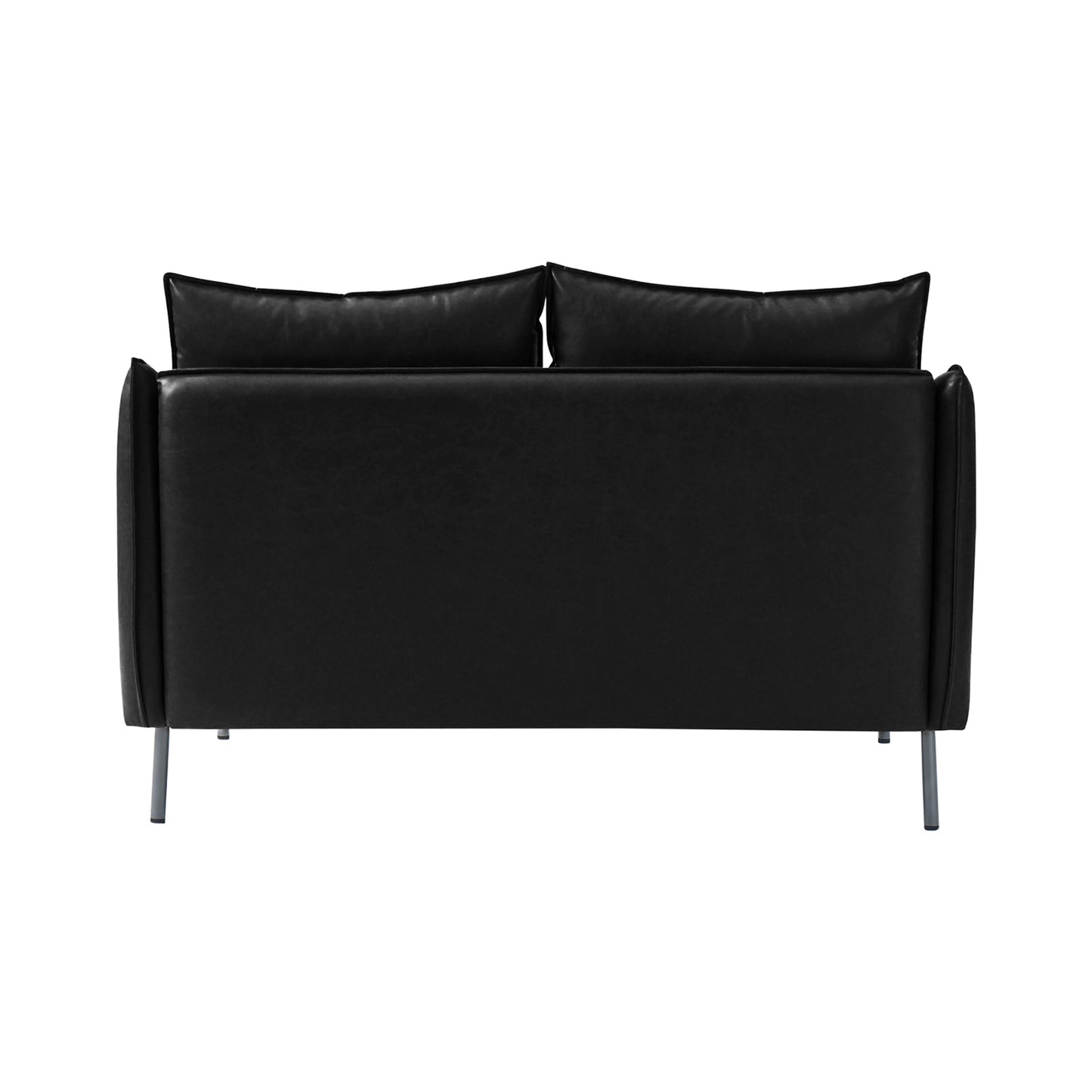 Monroe Loveseat – Black Modern Industrial Loveseat