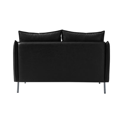 Monroe Loveseat – Black Modern Industrial Loveseat