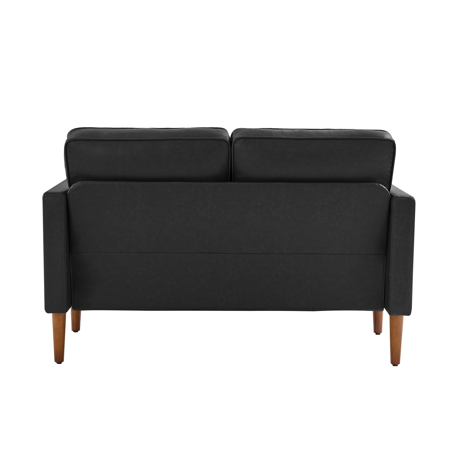 Salma Sofa – Black Mid-Century Tufted Loveseat