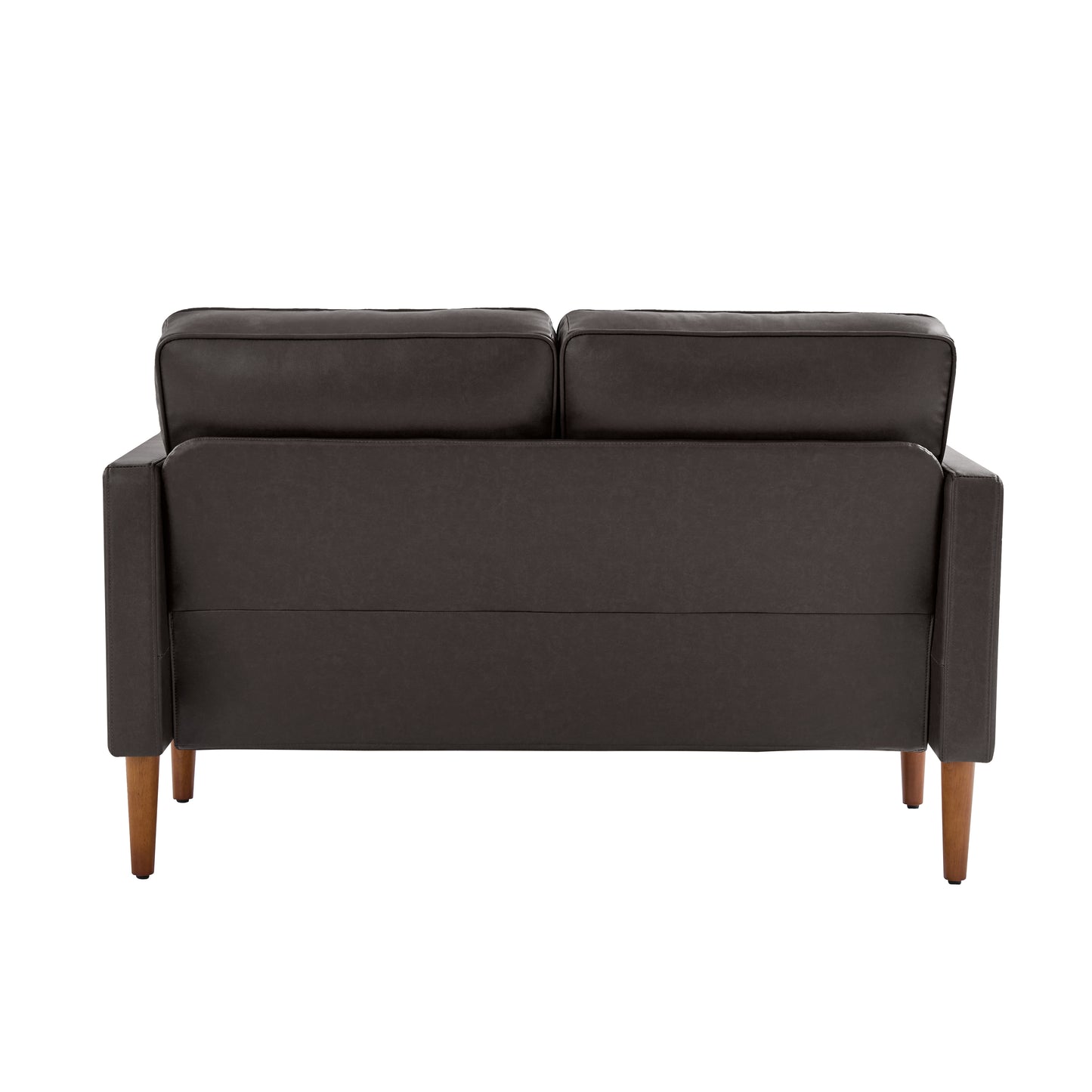 Salma Sofa – Brown Mid-Century Tufted Loveseat