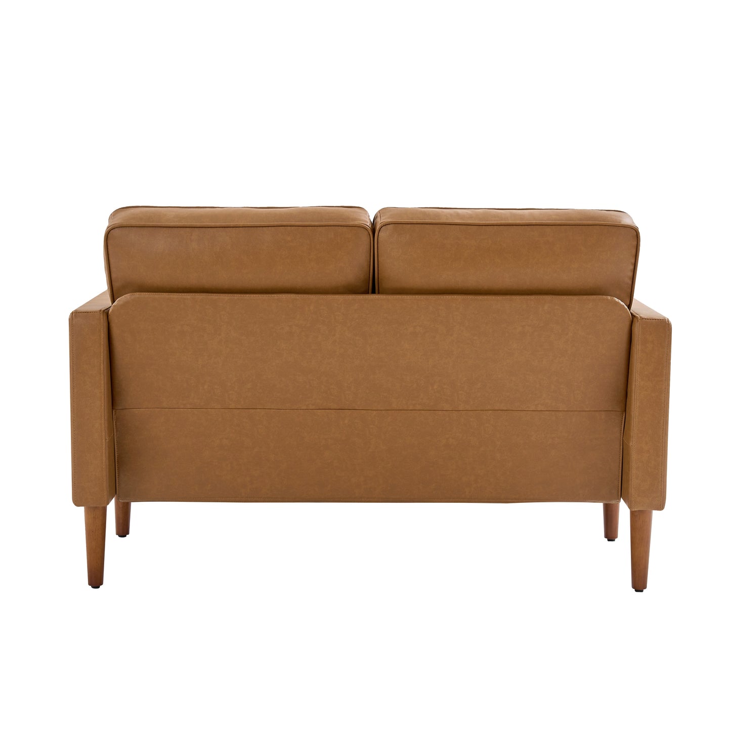 Salma Sofa – Camel Mid-Century Tufted Loveseat