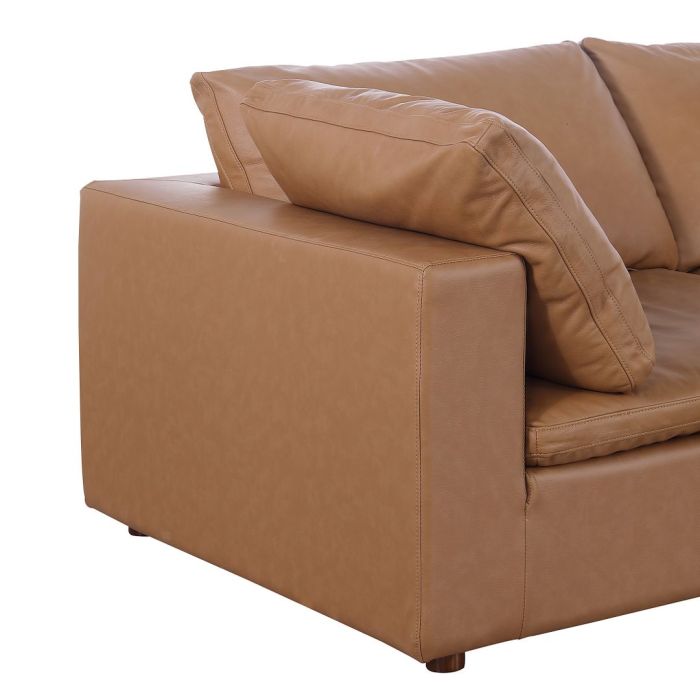The Aurelio – Cognac Modular Italian Leather Sofa
