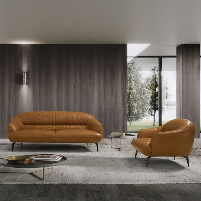 Leonia Sofa - Cognac