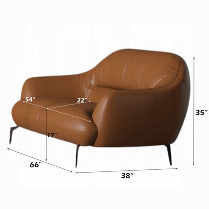 Leonia Loveseat - Cognac