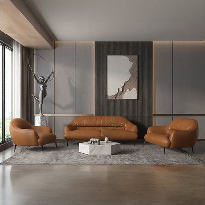 Leonia Loveseat - Cognac