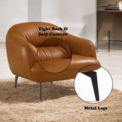 Leonia Chair - Cognac