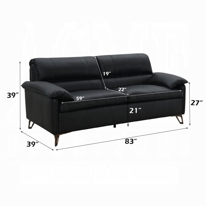Eilene Loveseat - Black