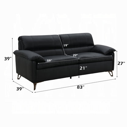 Eilene Loveseat - Black