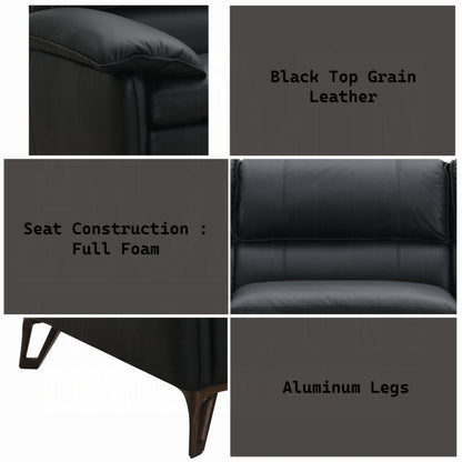 Eilene Loveseat - Black